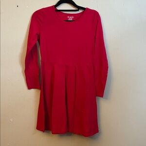 The Children's Place Bright Red Long-Sleeve Knit Dress